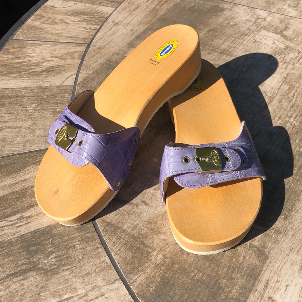 Dr. Scholl's Purple and Gold Sandals - Picture 11 of 12
